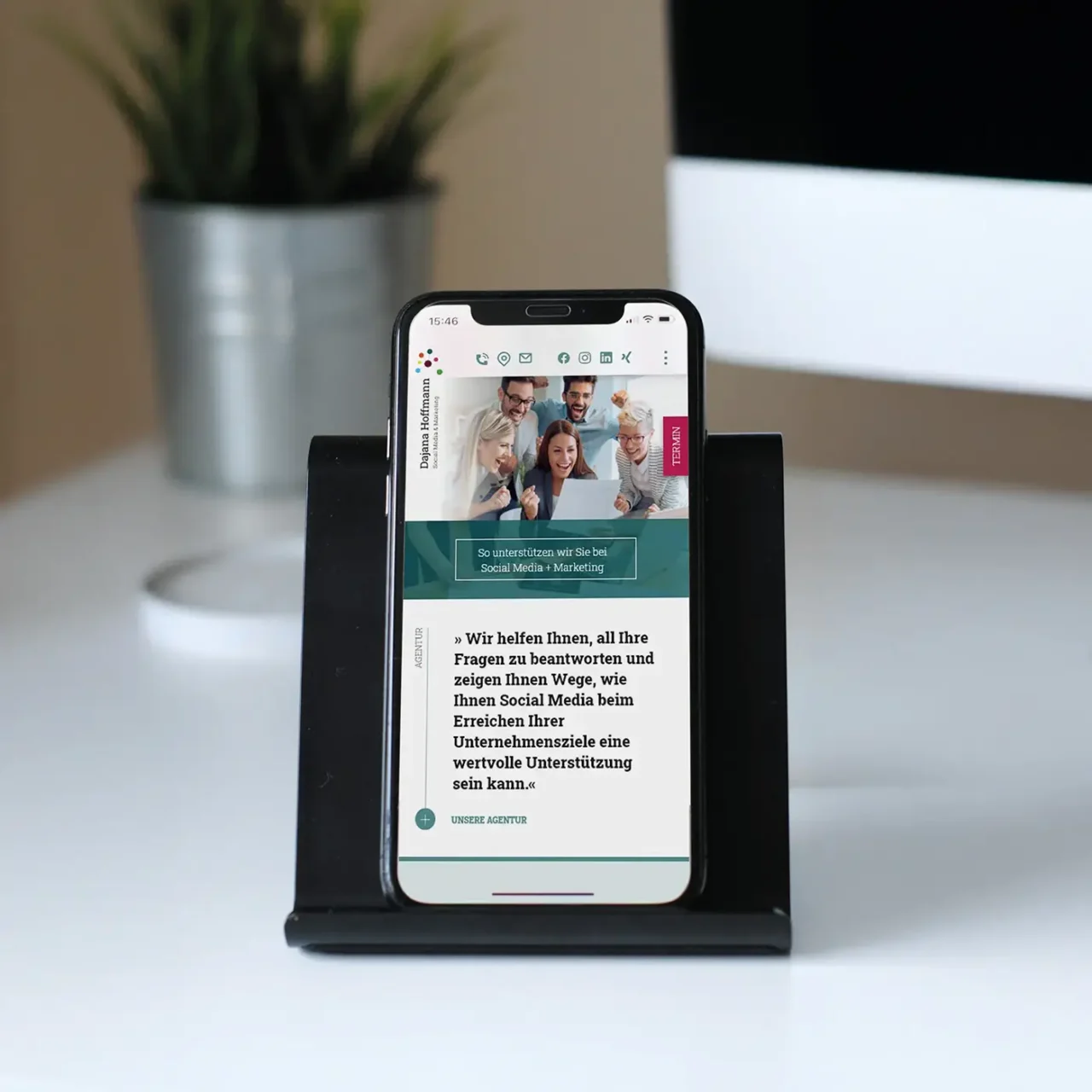 Webdesign Smartphone