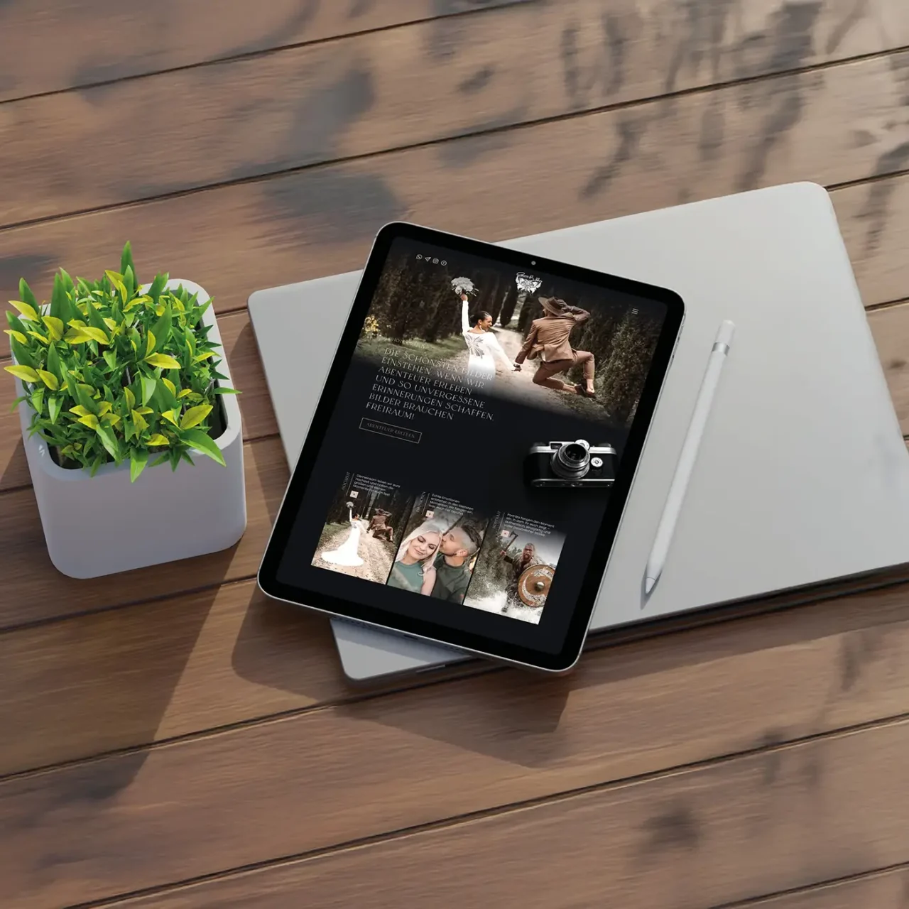 Webdesign Tablet